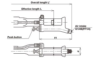 Ключи Airtork с моментом 40 - 180 Нм